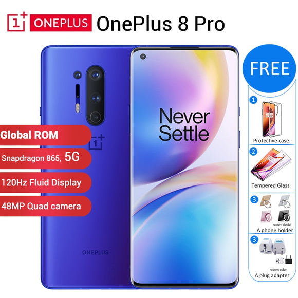 International ROM Oneplus 8 pro 5G Mobile Phone 12GB RAM 256GB ROM 6.78